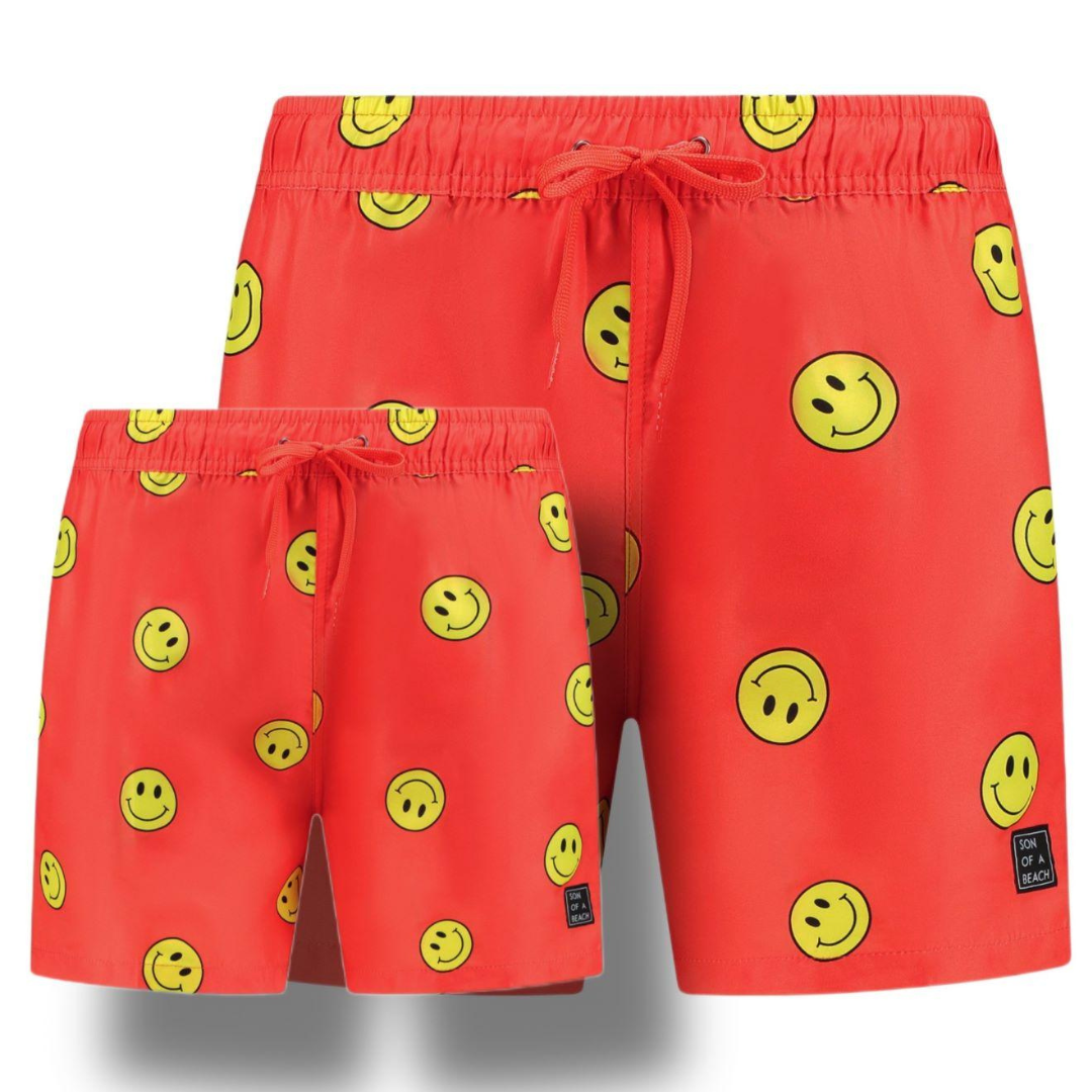 Smiley, Vater und Sohn Badehose