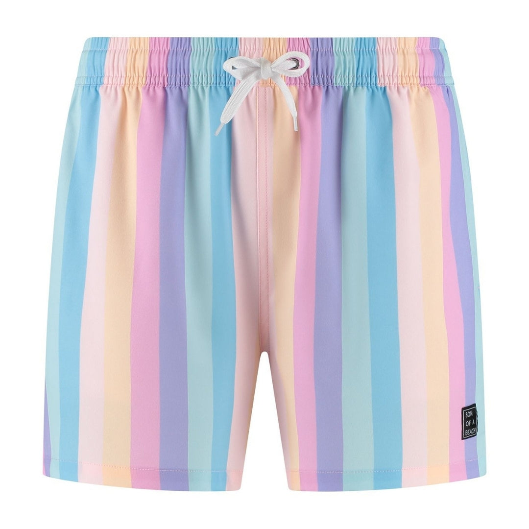 Regenbogen, Mutter und Sohn Bikini/Badehose