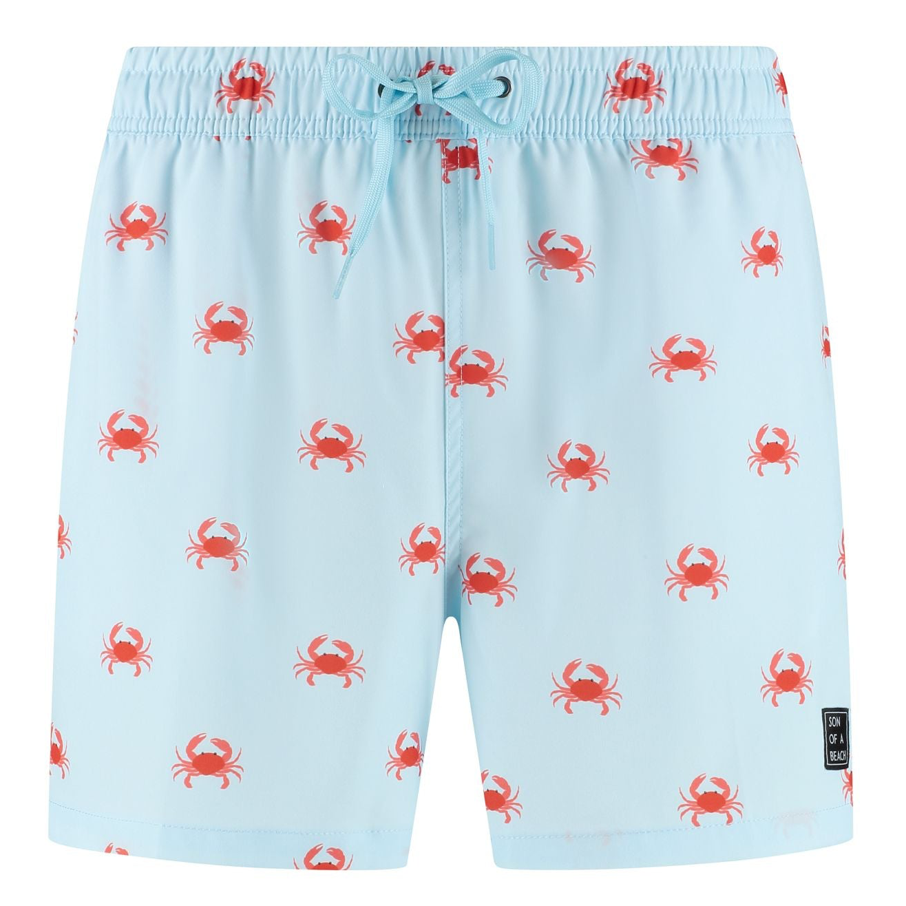 Crab, Hellblau, Jungen Badehose