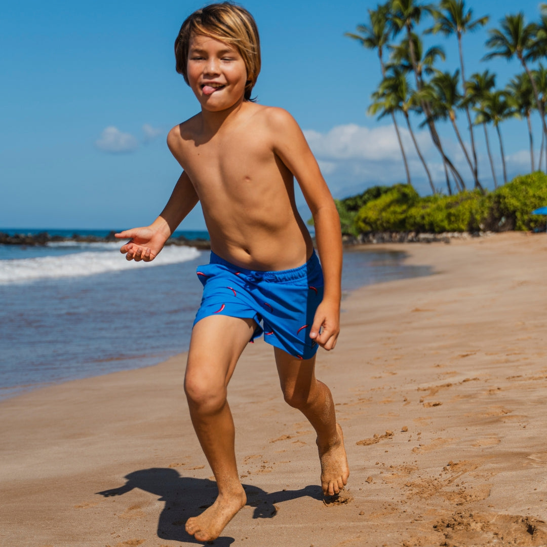 Chili Pepper, Mutter und Sohn Bikini/Badehose