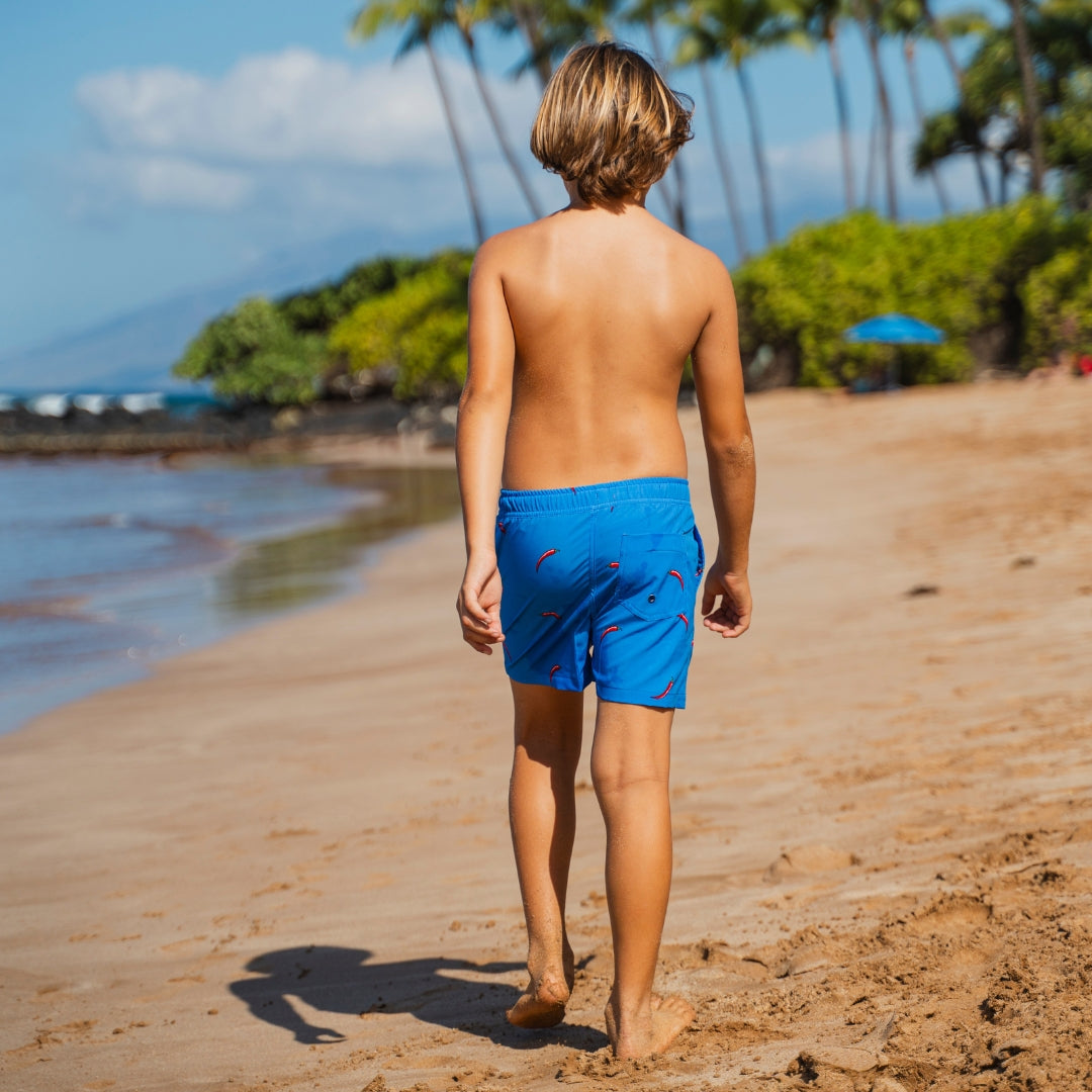 Chili Pepper, Mutter und Sohn Bikini/Badehose