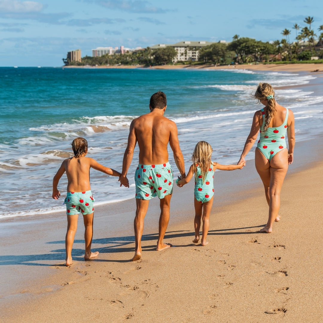 Apple, Vater und Sohn Badehose