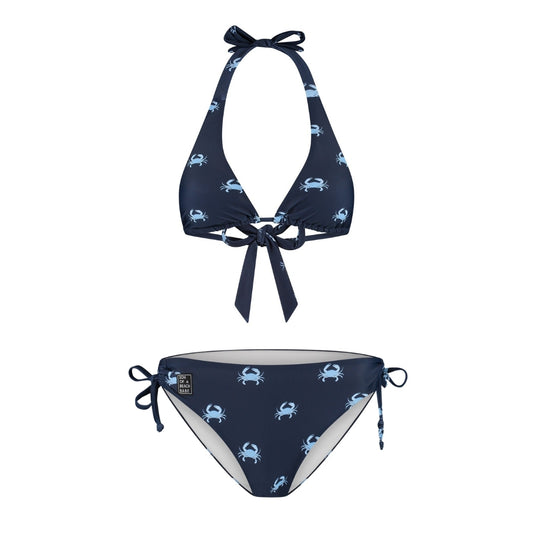 Krabbe, Blau, Damen Bikini