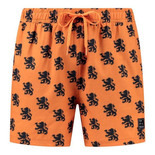 Orange Lion, Badehose für Herren