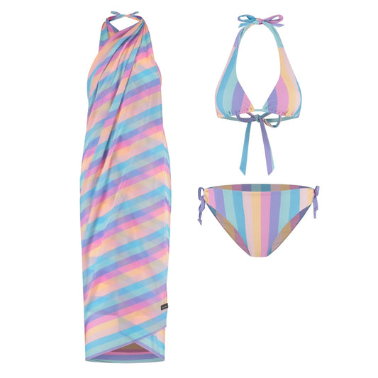 Rainbow, Damen Bikini/Wickeltuch